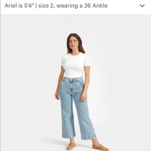 Everlane The Wide Leg Jean NWOT